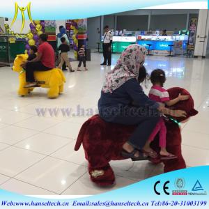 China Hansel carnival rides children's electric cars and zippy electric scooter factory
