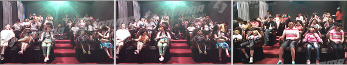 Indoor 7D Cinema Simulator Theater Equipment Special Effects Motion Chairs