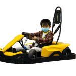 Amusement Park 36 Volt Pro Children Go Kart 1380*900*400 Mm