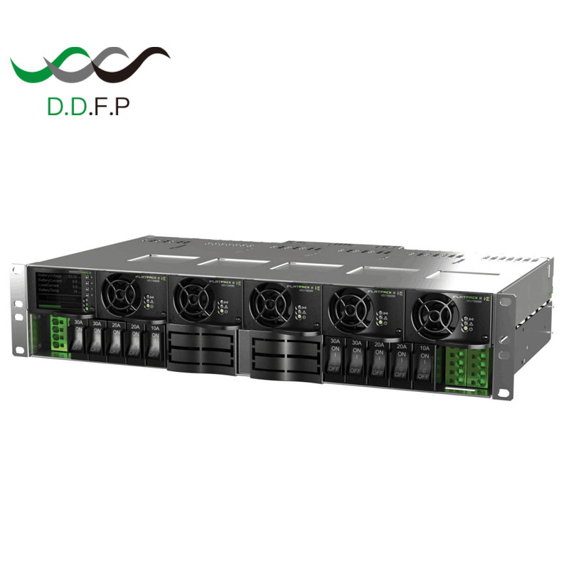 Eltek 48Vdc 19inch 5U Telecom 16kw 300A CTO System Smartpack Touch Controller with distribution breakers