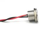 16mm Mini Metal Piezo Touch Switch Self Reset Momentary For Industrial