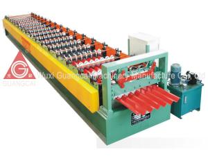 China Steel Cold Roll Forming Machine / Sheet Metal Roof Tile Roll Forming Machine factory
