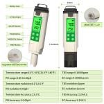 YiERYi YG-9908 4 In 1 Water Quality Tester PH / TDS / EC / Temperature