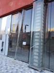 No Scratch 2140x1800mm Handrail Flat Tempered Glass