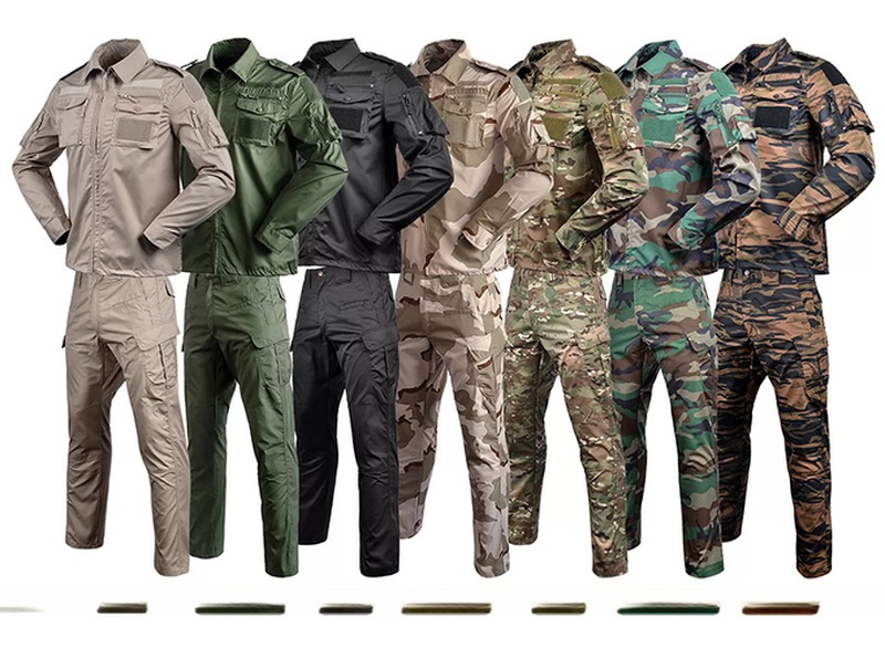 Anti-UV Protection Woodland BDU Training Guard Uniforms Custom Clothing 1.5 per Set