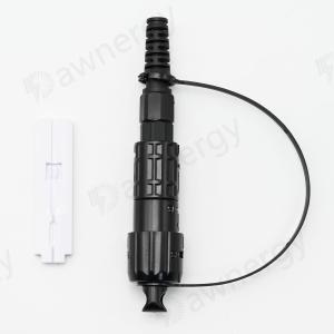 China Easy Installation Fiber Optic Connector Adapters for SM Fiber Type Ceramic Groove Type 2x3mm/2x5mm Flat Drop Cable factory