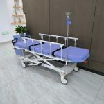 hydraulic stretcher Hsopital Equipment Medical Patient Trolley folding guardrail