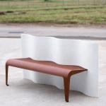 Customizable Stylish Outdoor Metal Furniture Metal Garden Bench