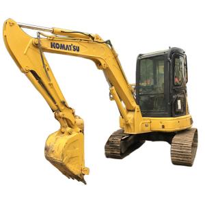 China Japan Used Komatsu PC55MR Excavator with Original Hydraulic Pump and 28.5 KW Power factory