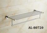 Brass Sanitary Pretty Bathroom Accessories , Elegant Bathroom Sets Glass Shelf
