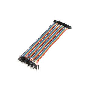 1 Pin-1 Pin Female To Male Jumper Wires For Arduino , 40pcs In Row Dupont Cable