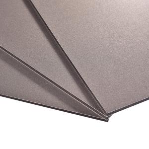 China Impact Resistant Aluminum Composite Wall Panel Sparkle Surface Treatment Weight 4.5kg/m2 factory