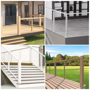 316 Stainless Steel Cable Railing Kit with Turnbuckle Tensioner