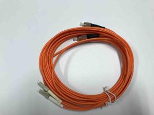 China FC / UPC LC / UPC Multimode Duplex Fiber Optic Cable 3.0mm For QSFP Devices factory