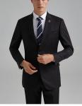 Anti-Static Black Suit for Work Professional Slim Stylish Clothing Business