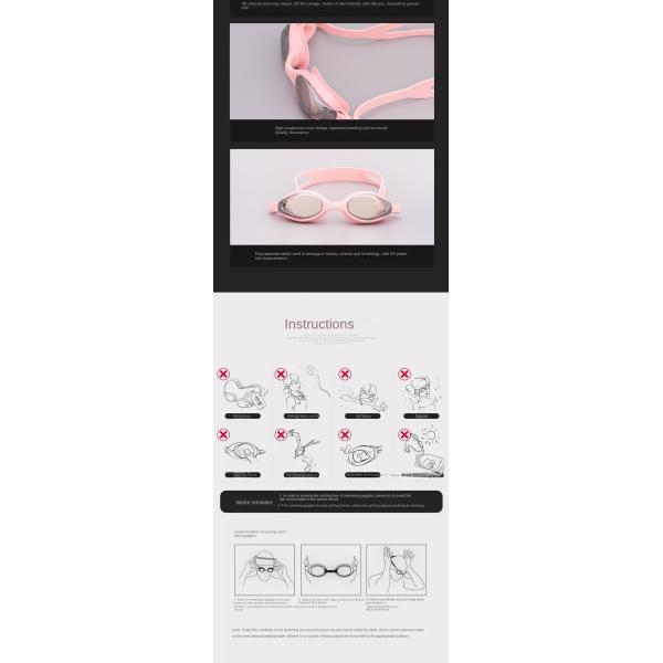 Swimming Goggles Full Protection with Nose Clip Earplugs,Swim Pool Goggles for Men Women kids,EASY ADJUSTMENT