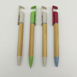 China Eco Friendly Bamboo Ballpoint Pen Smooth Writing For Promotional Gift factory