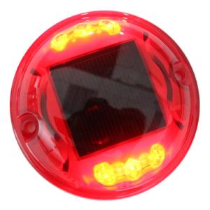 China Wireless CE Approval Dia 120mm Amber Reflective Studs On Roads factory