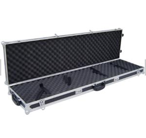 China Black Aluminum Hard Rifle Case , Army Gun Carrying Case For Packing Guns factory