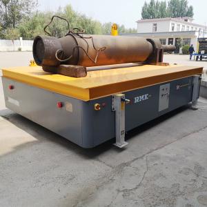 China Heavy Load 5 Tons Trackless Transfer Trolley Hand Operated Motor Power 3.5 Kw factory