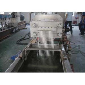China Single Screw Double Stage PE Plastic Pelletizing Machine with PLC Control System factory
