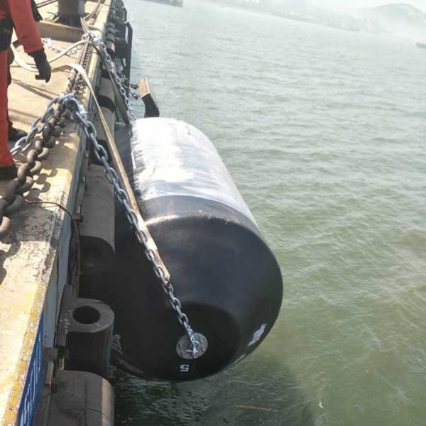 2.3*6.2m Floating Foam Fender With Military Grade Polyurea Outer Layer