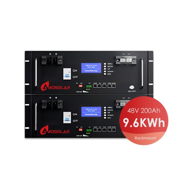 Amosolar 48V 51.2V 50ah 100ah 200ah LFP Lithium Battery Energy Storage System