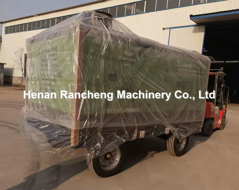 23bar Pressure Diesel Screw Drill Air Compressor 65L Oil Capacity 29m³/Min Capacity