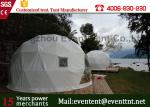 Fashion Clear Geodesic Dome Tent Fire Ratardant With Hot Dip Galvanized Steel