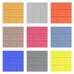 8mm Sound Proofing Acoustic Panels Polyester Fiber Acoustic Wall Panels