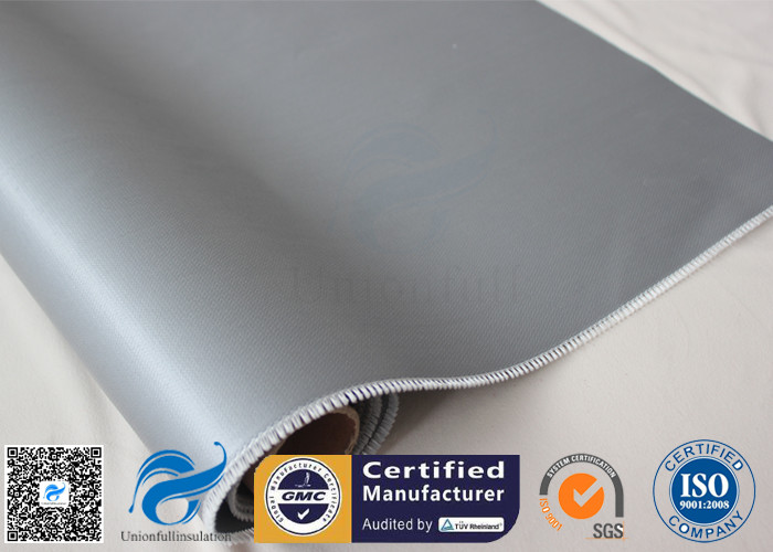 3732 590GSM 0.5MM Silicone Coated Fiberglass Fabric Fire Blanket High Strength