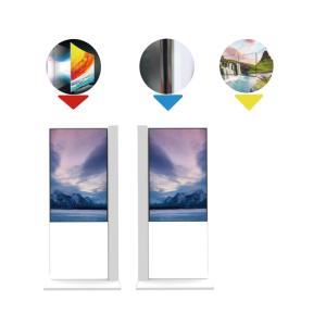 Urhealth 55 inch double-sided freestanding led touch screen display