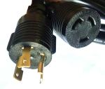 American standard 3pin black 18AWG extension power cord 0.5m-10m copper power