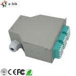 LC/PC SM Quad Adapters Fiber Optic Switch , Network Patch Panel Splice
