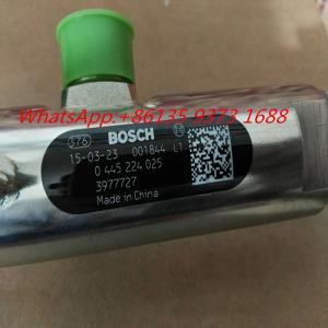 China Genuine Cummins Isde Engine Fuel Manifold 3977727 0445224025 Bosch factory