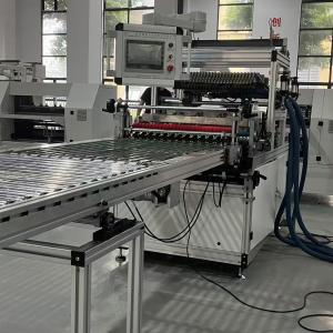 China Glass Fiber Paper Pleating Machine Line Replacing Glue Line factory