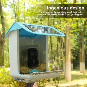 China Smart Bird Buddy Bird Feeder With Camera Weather Resistant 400mAh Solar Panel factory