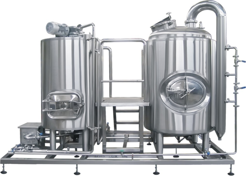 Semi Auto 7 BBL Small Brewery Equipment With TIG Welded Joints