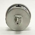 1.5" 10 bar Axial Direction Mount Manometer Dual Scale All Stainless Steel