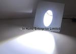 80° 24V Round White Recessed Outdoor Wall Lights IP65 3W Low Consumption