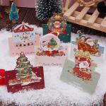 Assorted Theme Creative Santa Greeting Cards Paper