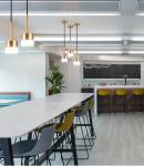 Modern stylish aluminum + acrylic ceiling lamp Applicable to living room dining