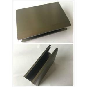 T4 T5 Oxidizing Bronze Anodized Aluminum Channel With Customized Shape