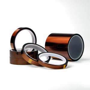 China 60um Self Adhesive Silicone Tape 200mm Double Sided Kapton Tape factory