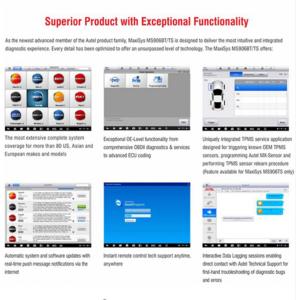 Autel MaxiSys MS906BT Auto Diagnostic Scanner Wireless/Advanced/Comprehensive