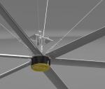 Air Cooling Roof Ceiling 18FooT 6 Blade Hvls Ceiling Fan