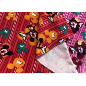 Printed 4 Way Stretch Polyester Spandex Velboa Minky Plush Fabric