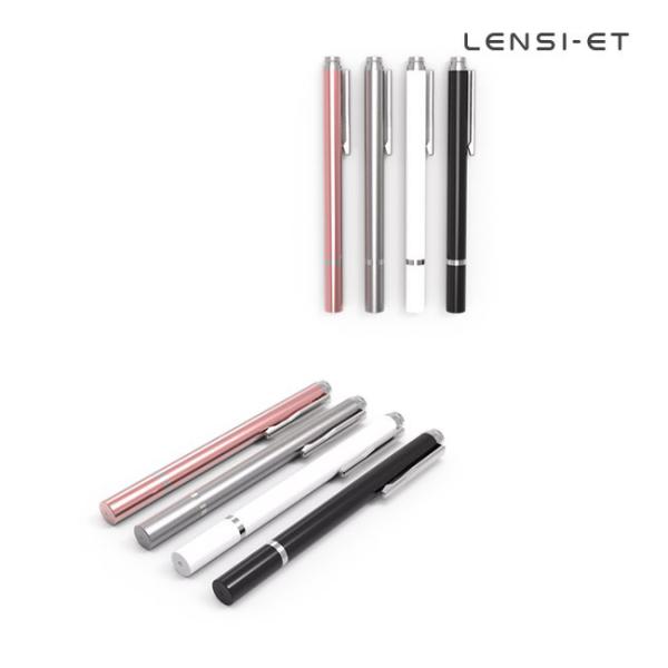 2 In 1 Tablets Passive Stylus Pen For Touchscreen Universal Silver Black Pink