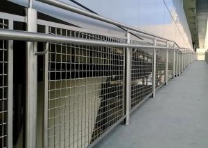 China 30%-60% Open area Architectural Metal Mesh 0.5mm-4.0mm Wire Mesh Stair Railing on sale