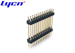 China Straight DIP Pin Header Connectors Male 2.0mm Pitch Gold Plated factory
